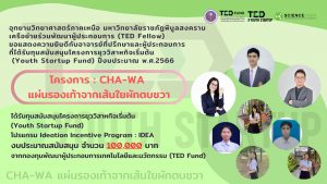Read more about the article นักศึกษาและอาจารย์ที่ปรึกษาคณะวิทยาการจัดการ ได้รับเงินทุนสนับสนุนในโปรแกรม Ideation Incentive Program (IDEA) งบประมาณสนับสนุน จำนวน 100,000 บาท
